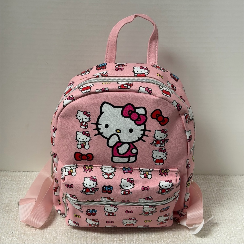 Hello Kitty Pink Kids Mini Backpack - Picture 2 of 5